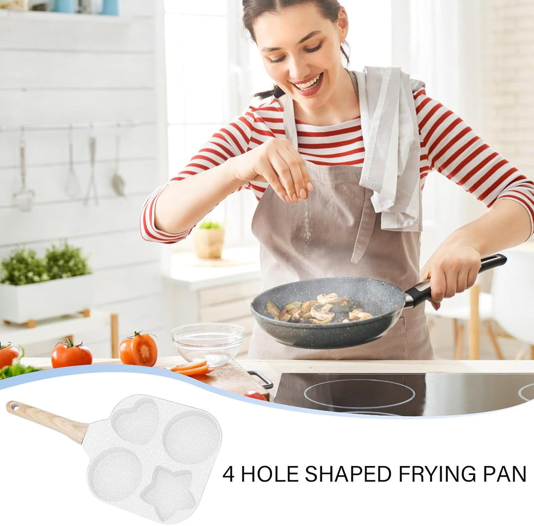 Multifunctional Egg Mold, Fried Egg Pan, Kitchen Breakfast Pan, Pancake Frying Pan, 18 cm, Nonstick