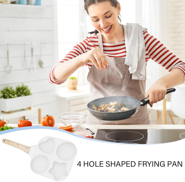 Multifunctional Egg Mold, Fried Egg Pan, Kitchen Breakfast Pan, Pancake Frying Pan, 18 cm, Nonstick