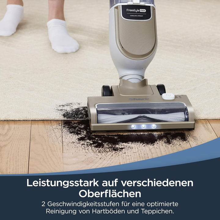 Shark Freestyle Max Akku-Staubsauger, Multi-Oberflächenreinigung, kabellos, leicht, einfache Entleer