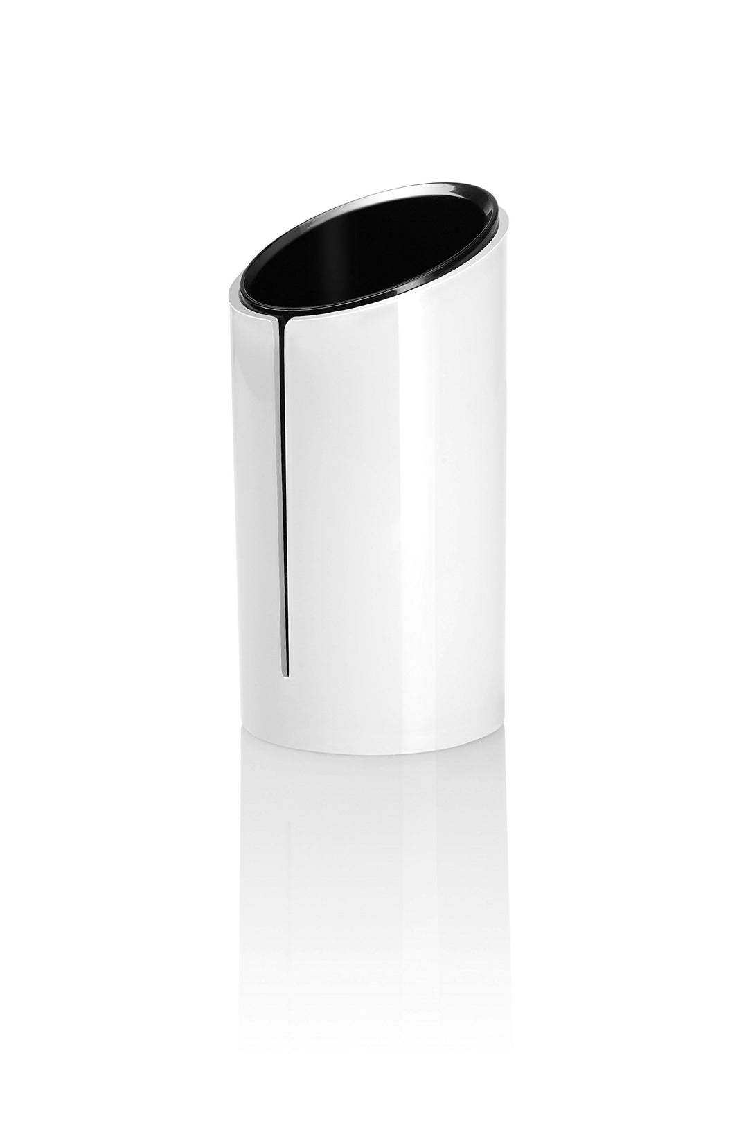 SIGEL SA100 Stifteköcher Eyestyle weiss, 13,5 cm hoch, im puristischen Design, Stiftehalter, Stifteb
