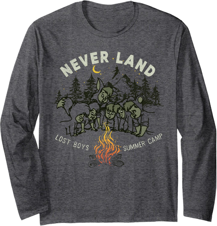 Disney Peter Pan Lost Boys Summer Camp Portrait Langarmshirt