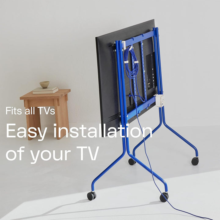 Pedestal Moon Rollin’ TV Ständer Rollbar für Bildschirm 40 bis 70 Zoll | Mobiler Fernsehständer mit