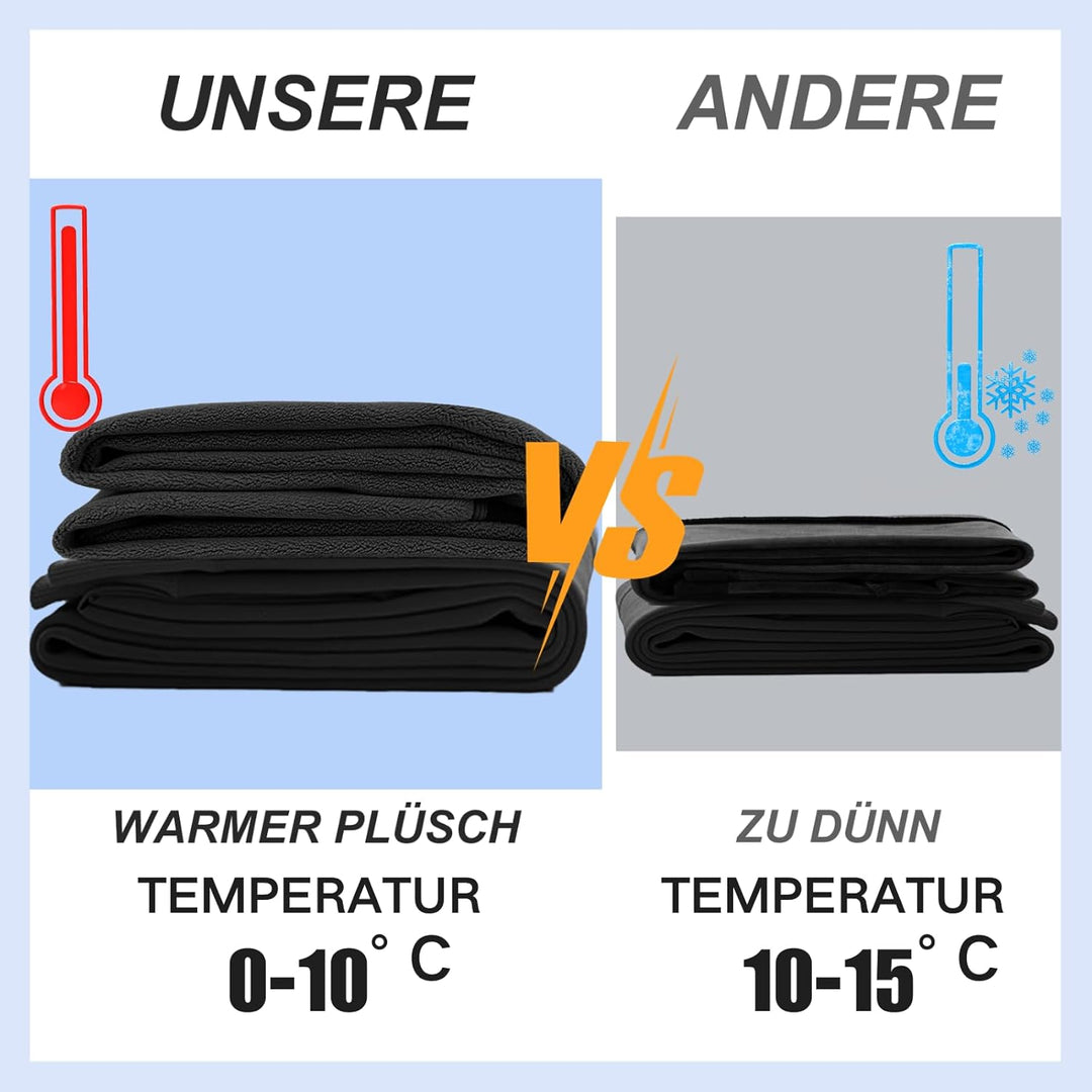 AMIYOYO Thermo Leggings Damen High Waist Mit Fleece | Gefütterte Thermoleggins, Blickdicht Strumpfho