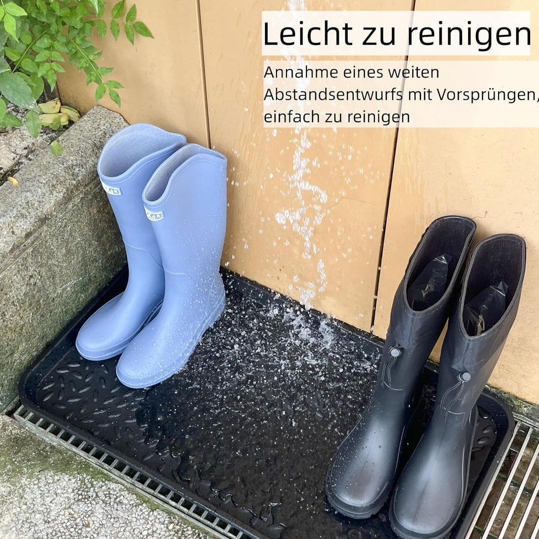 Schuhwanne - Grosse Schuhabtropfschale für Schuhregal Outdoor, Auffangwanne aus Kunststoff, Abtropfs