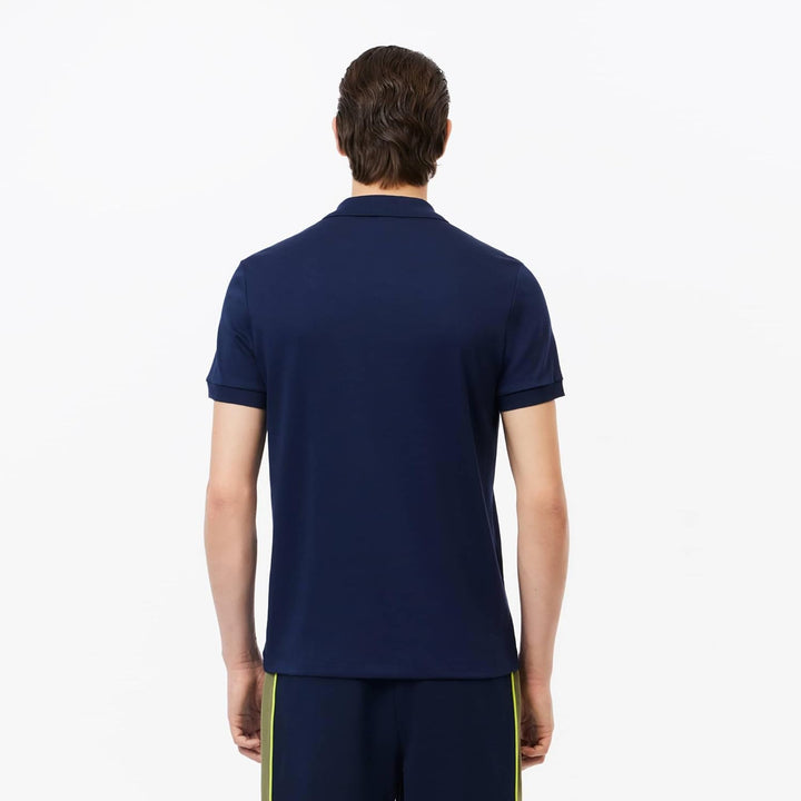 Lacoste Herren Polo-Shirt Kurzarm DH2050, Männer Polo-Hemd,2 Knopf,Regular Fit, Navy Blue (166)