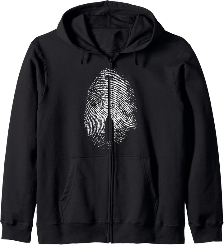Paddel Liebe Leidenschaft Fingerabdruck Geschenk Paddler Kapuzenjacke