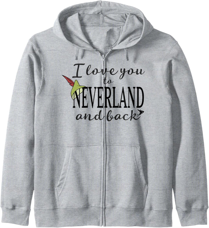 Disney Peter Pan Love You To Neverland Kapuzenjacke