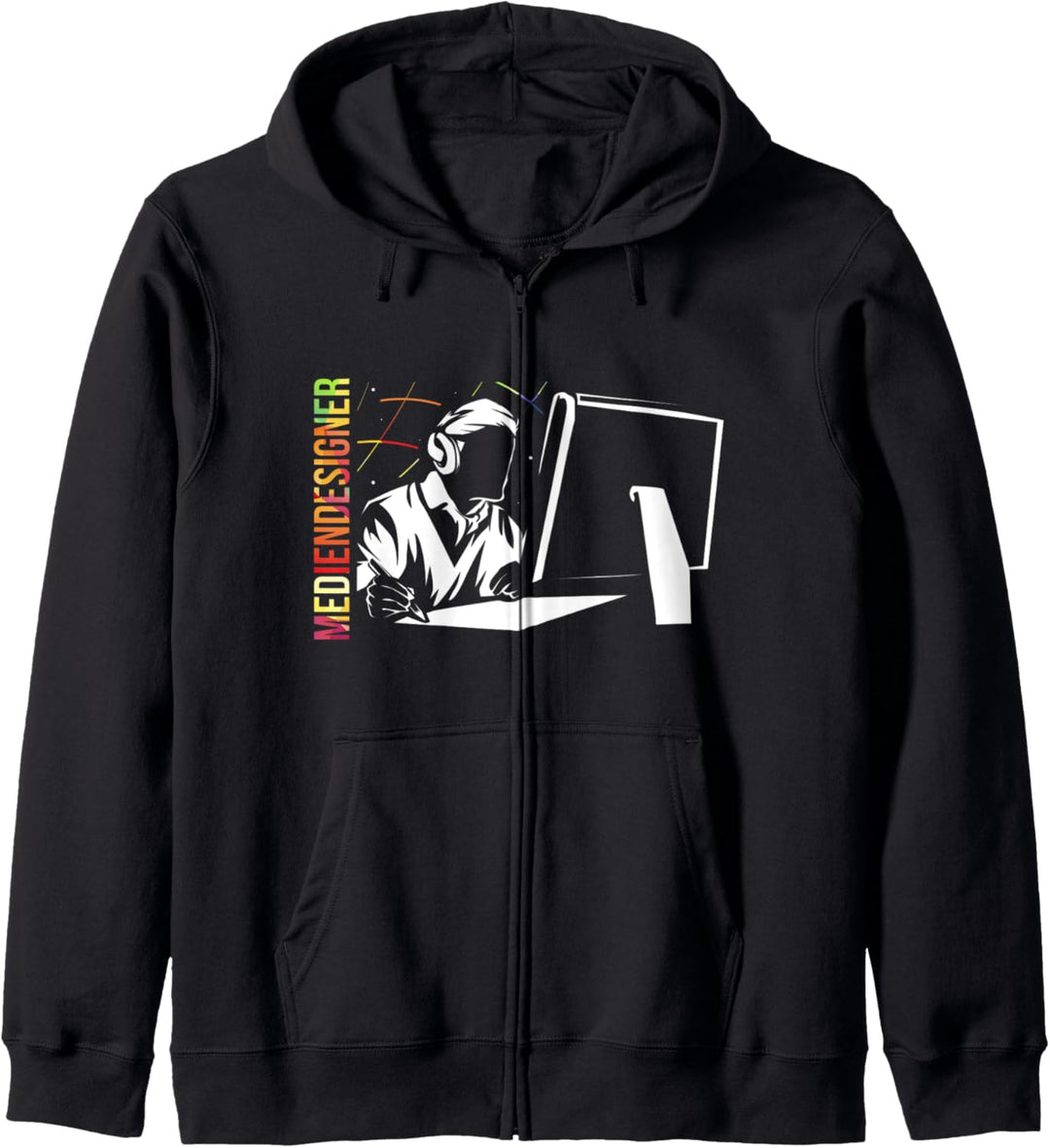 Cooles Mediendesigner Kapuzenjacke