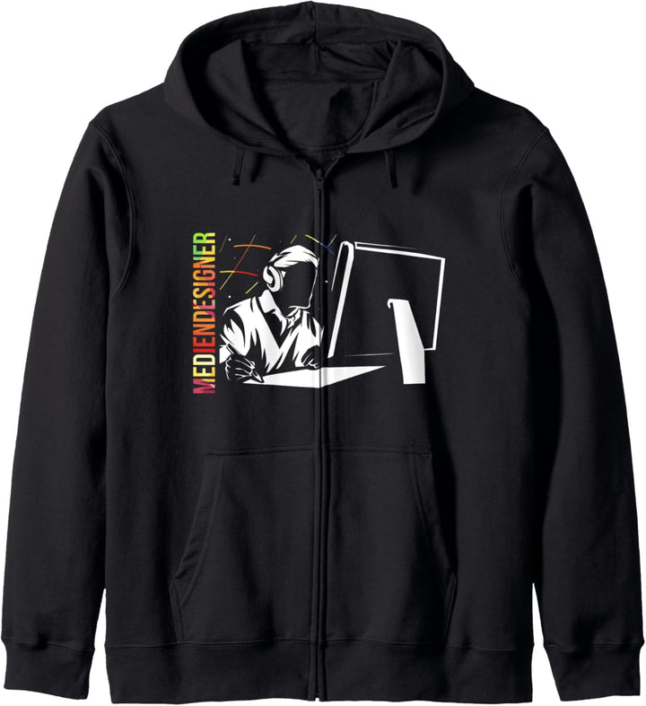 Cooles Mediendesigner Kapuzenjacke
