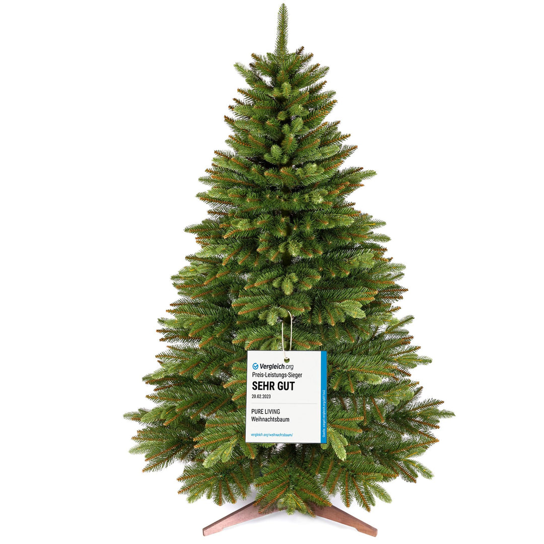 Premium Weihnachtsbaum künstlich 250cm -TESTSIEGER - Naturgetreu, dichte Zweige, Künstlicher Weihnac