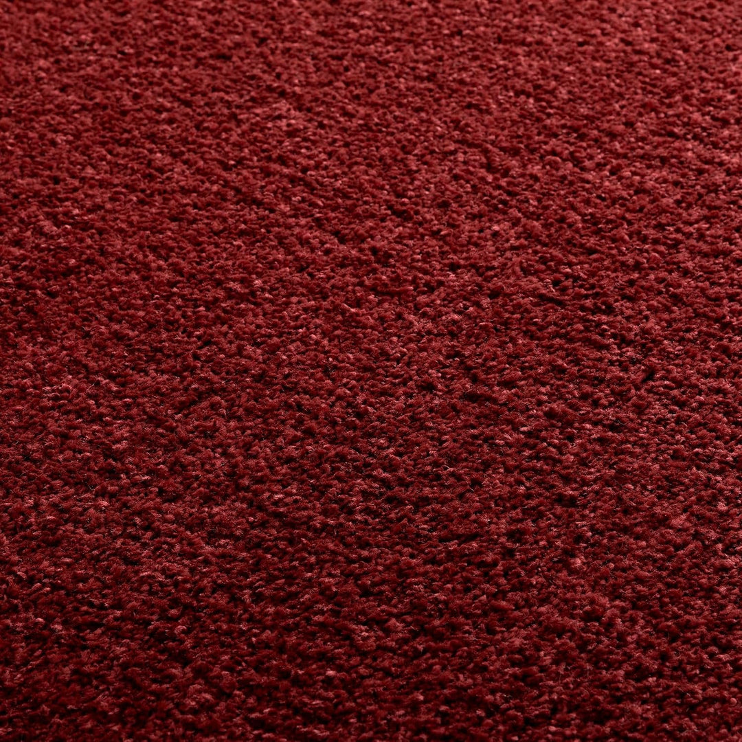 Steffensmeier Kurzflor Teppich Cambridge, Wohnzimmer, Schlafzimmer, in Burgund, Grösse: 120x180 cm