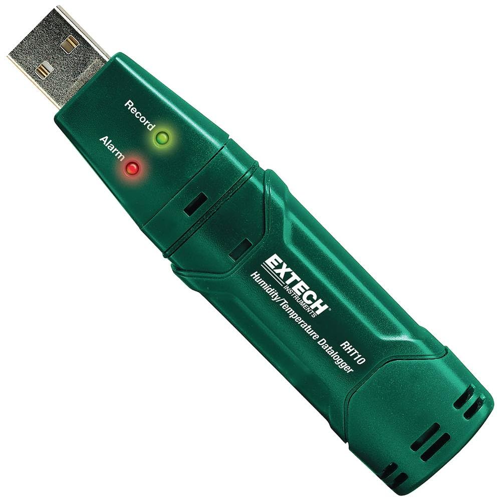 Extech Luftfeuchte- und Temperatur-USB-Datenlogger, 1 Stück, RHT10