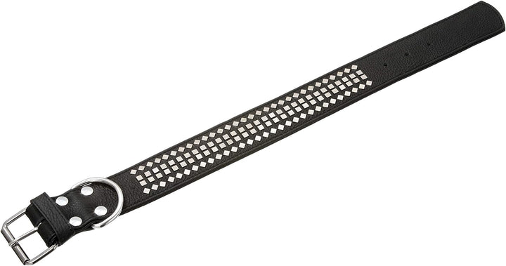 Karlie Halsband Vintage Viereckniete L: 60 cm B: 50 mm schwarz schwarz L: 60 cm B: 50 mm H: 8 mm, sc