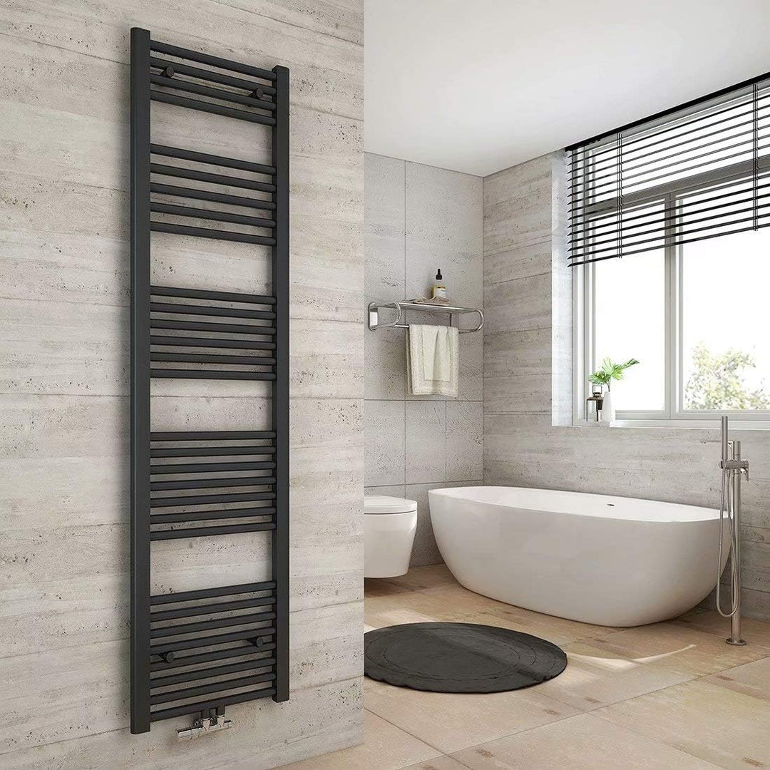 Heilmetz Handtuchtrockner 40 x 160 cm Badheizkörper Mittelanschluss Heizkörper Bad Handtuchwärmer Ha