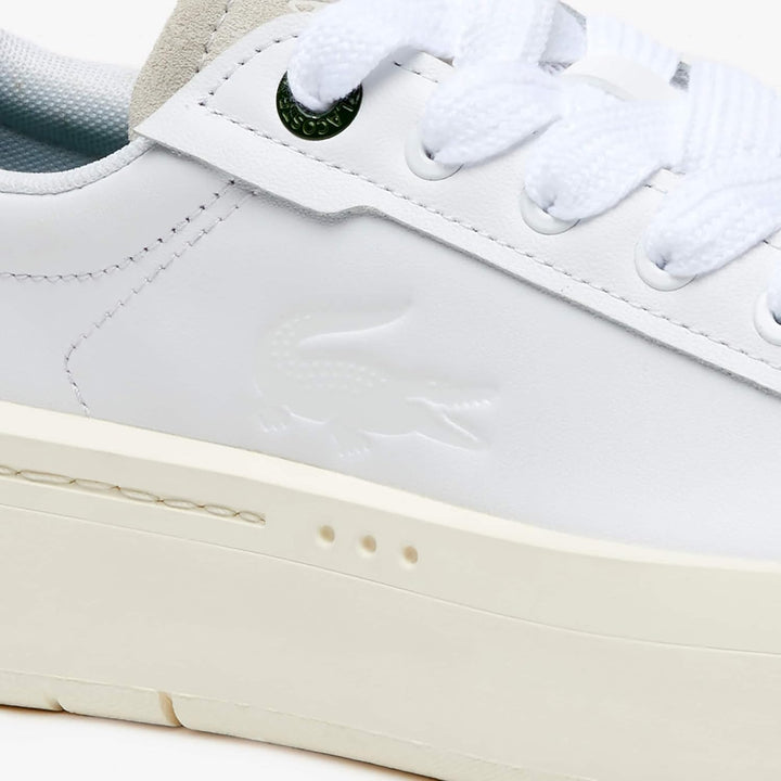 Lacoste Damen Low-Top Sneaker Carnaby PLAT 123 1 SFA, Frauen Halbschuhe 38 EU Wht Off Wht 65t, 38 EU