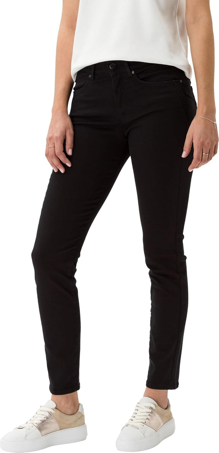 BRAX Damen Dummy Jeans 27W / 30L Clean Perma Black, 27W / 30L Clean Perma Black