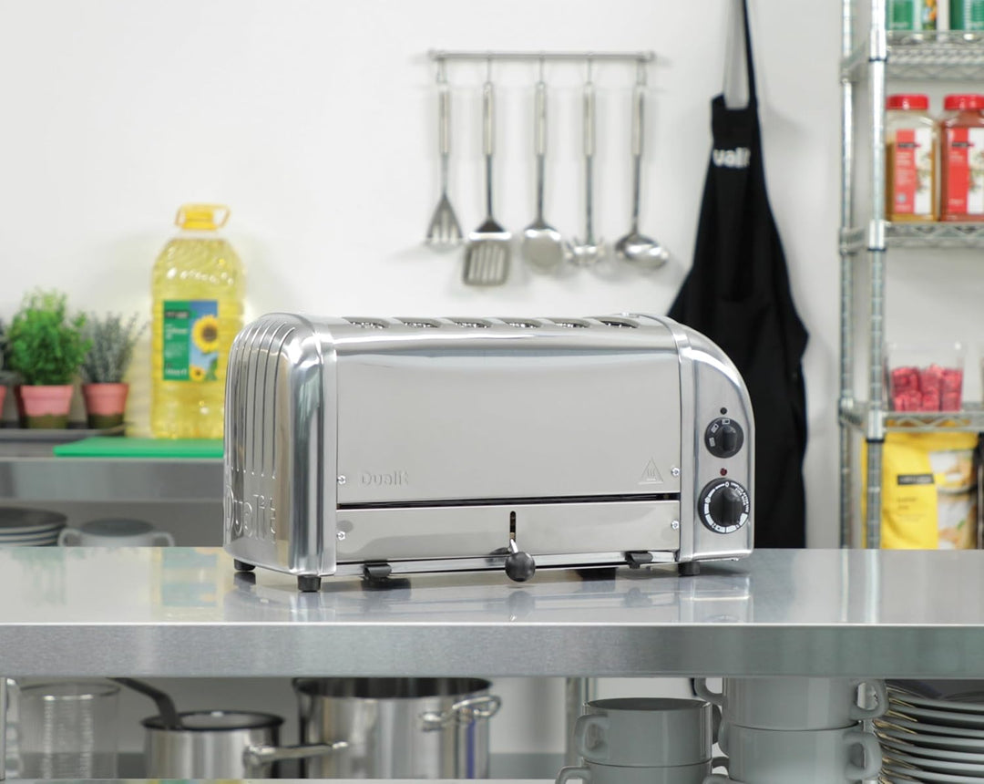 DUALIT Vario Toaster - 6 Scheiben Toaster poliert