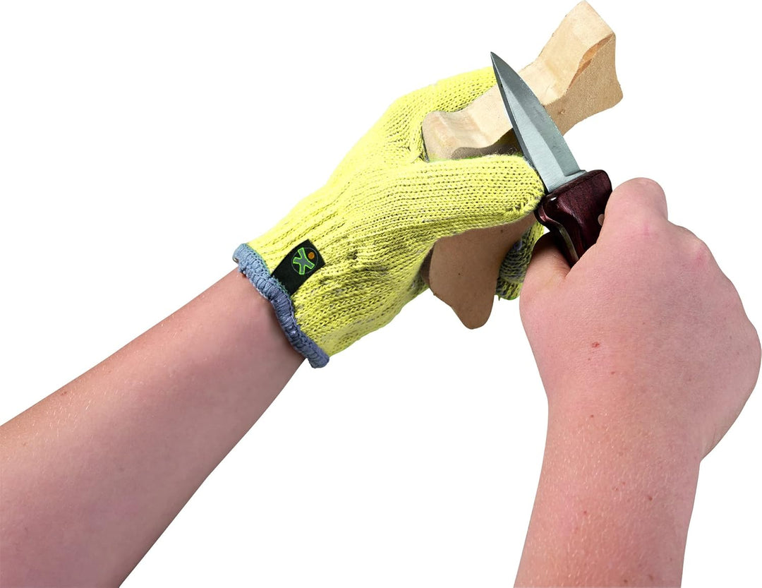 HABA 300318 Schnitzhandschuh-Set, Kleinkindspielzeug, Leer