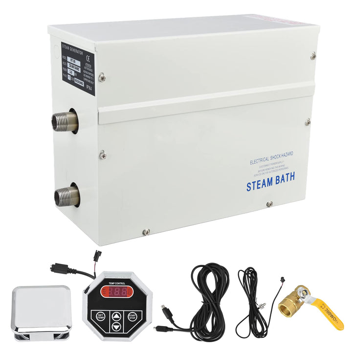 Dampfdusche Generator Kit System, 3KW Dampfgenerator Dampfdusche Automatische Entkalkung SPA Saunaba