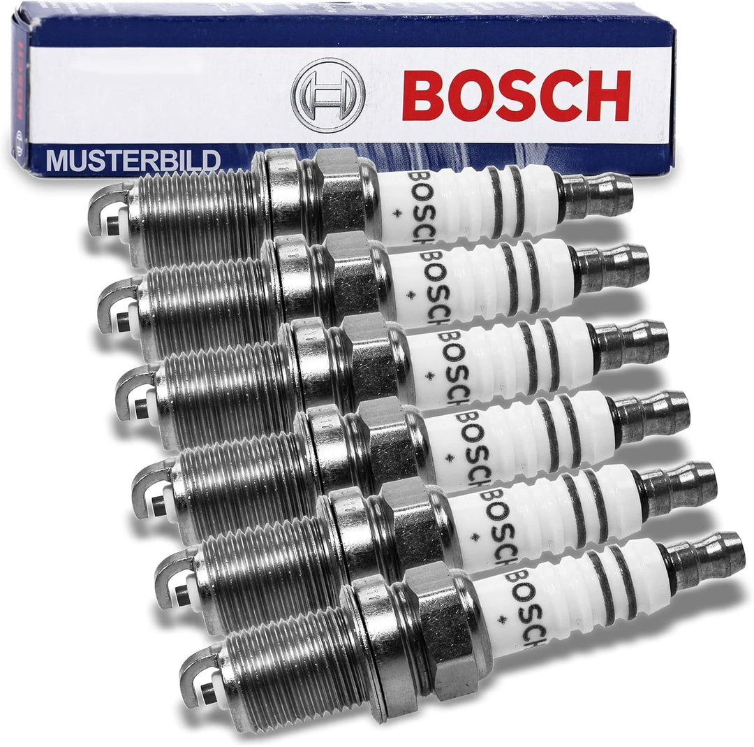 6x Original BOSCH Zündkerze Zündkerzen FR8KTC+