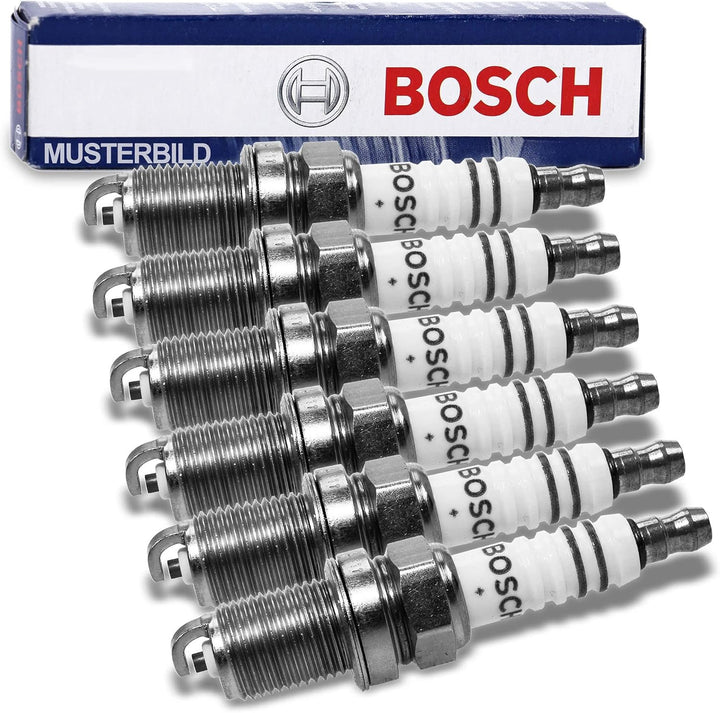 6x Original BOSCH Zündkerze Zündkerzen FR8KTC+
