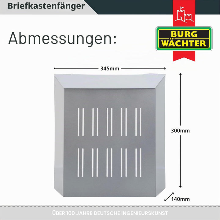 Sterling MC06S Postfänger, Silber, 345 mm x 352 mm x 120 mm