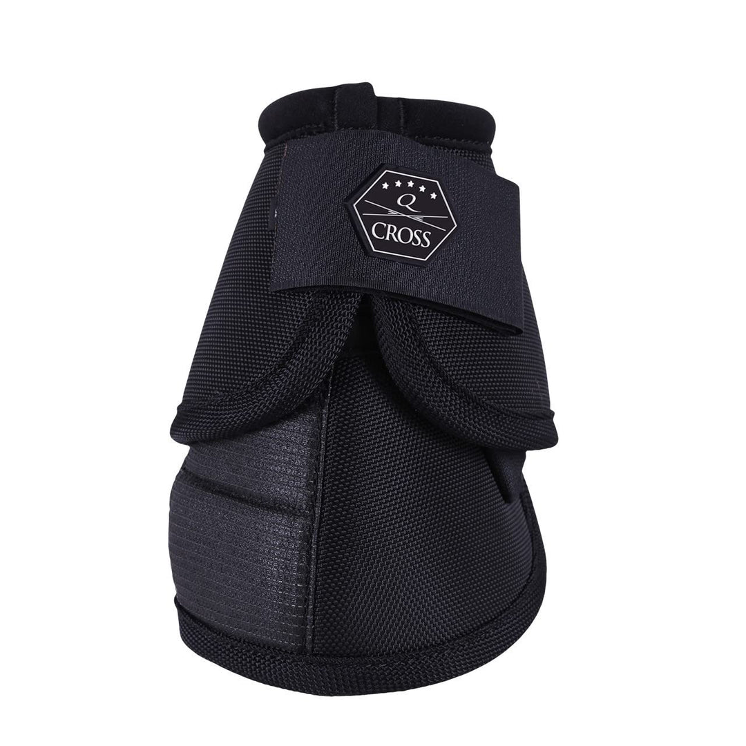 QHP Springglocken Technical Hufglocken mit No Turn-Einsatz, Klettverschluss, Extra Starke Rückseite,