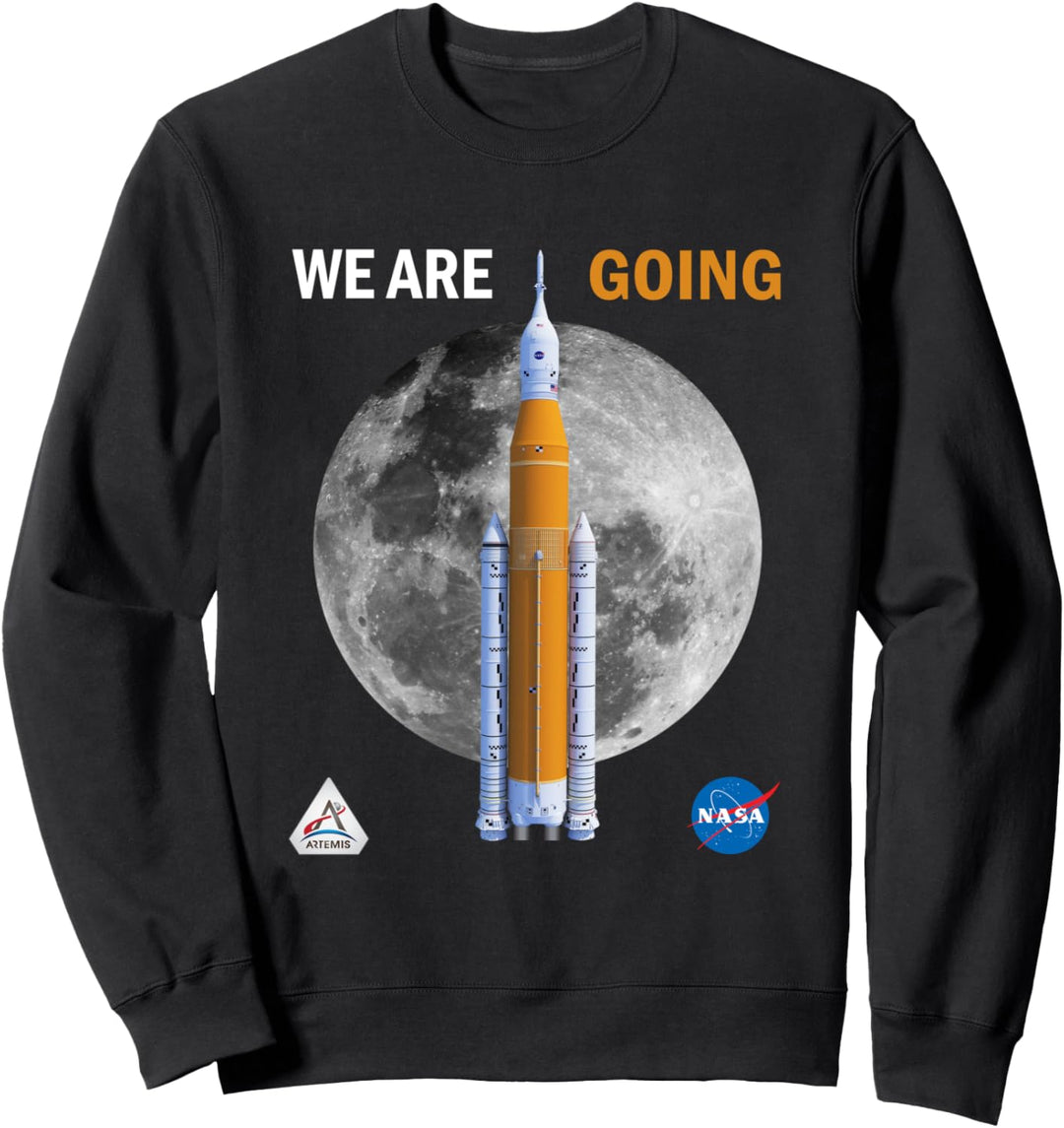 NASA Artemis we are going Moon SLS Insignia Meatball Sweatshirt