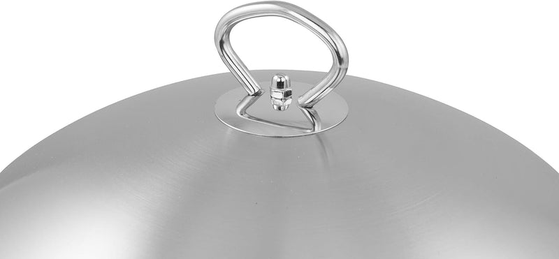 Campingaz Premium Plancha Garhaube, Speiseglocke aus Edelstahl, Grillzubehör Garglocke für Grills un