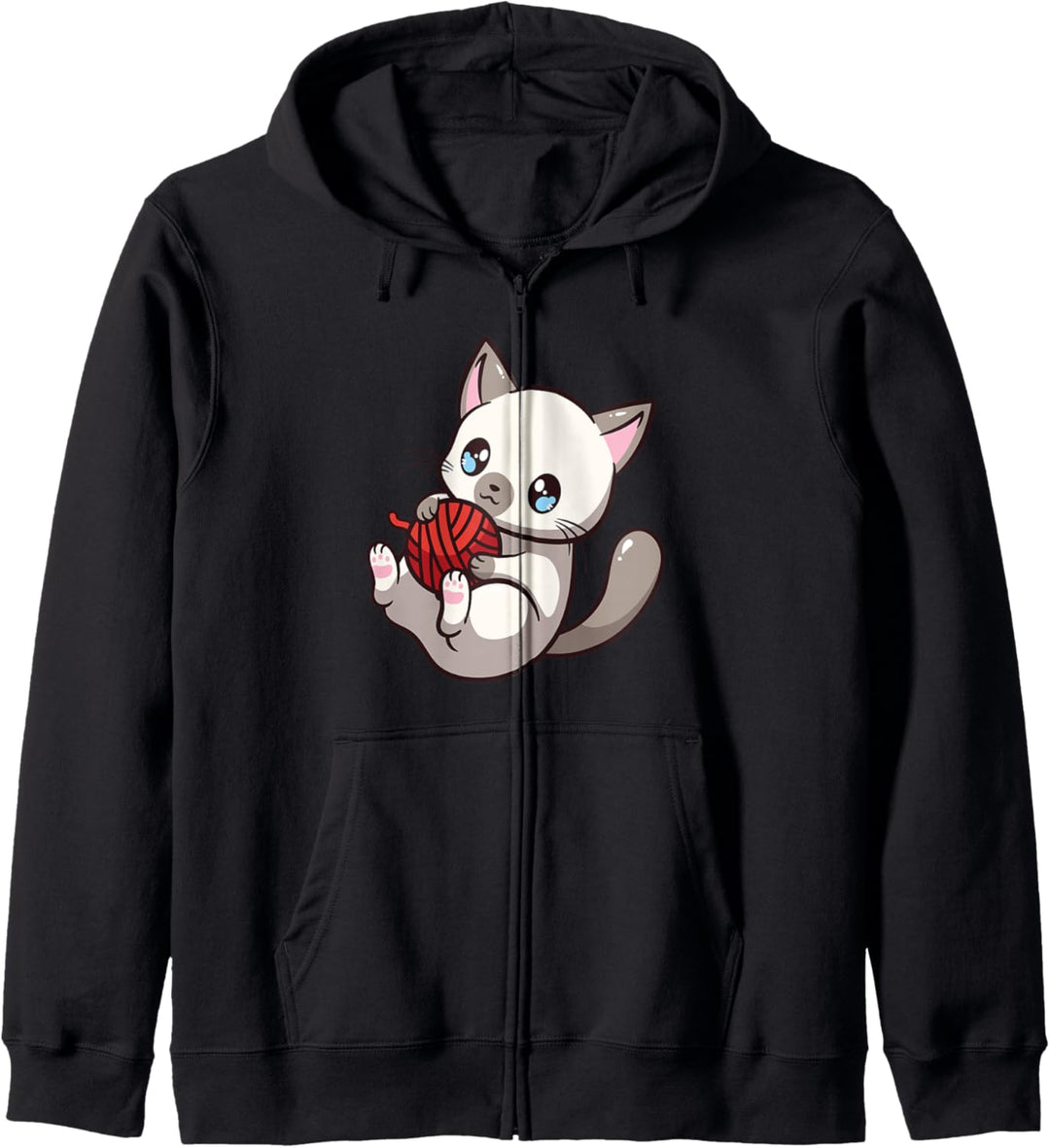 Kawaii süsse japanische Anime Katze Neko Girl Kapuzenjacke