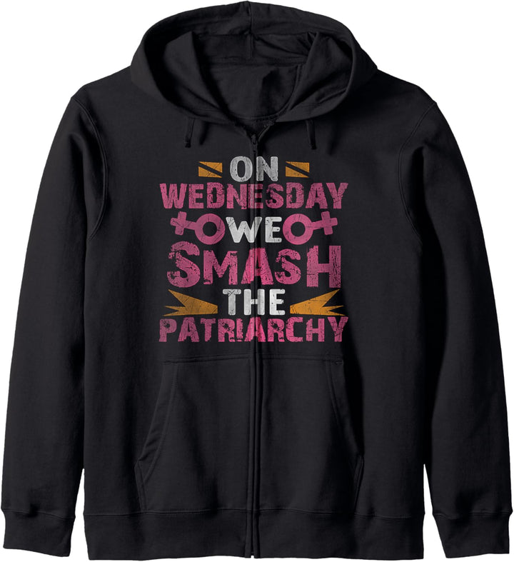 Women Rights - On Wednesdays We Smash The Patriarchy Kapuzenjacke