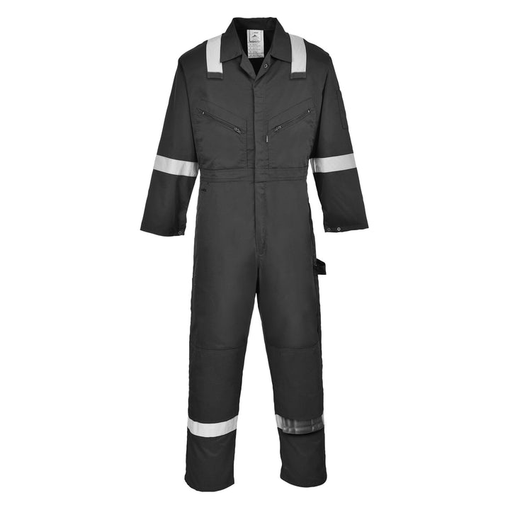 Portwest Iona Overall, Grösse: S, Farbe: Schwarz, F813BKRS S Schwarz, S Schwarz