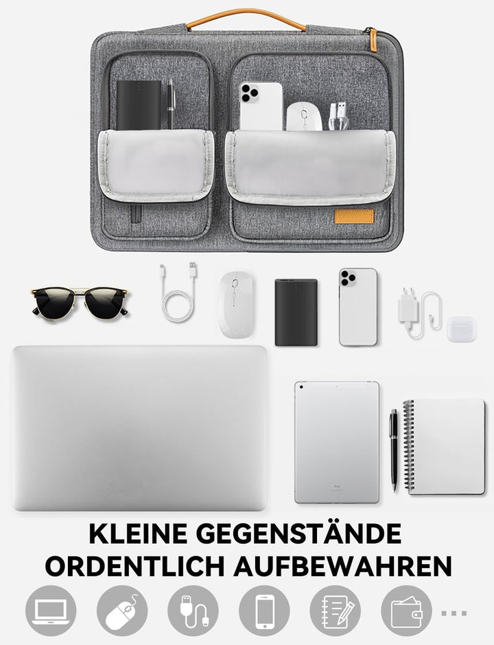 DOMISO 17 Zoll Laptoptasche 17,3 Zoll Laptop Tasche Hülle Laptophülle Business Laptop-Taschen Notebo