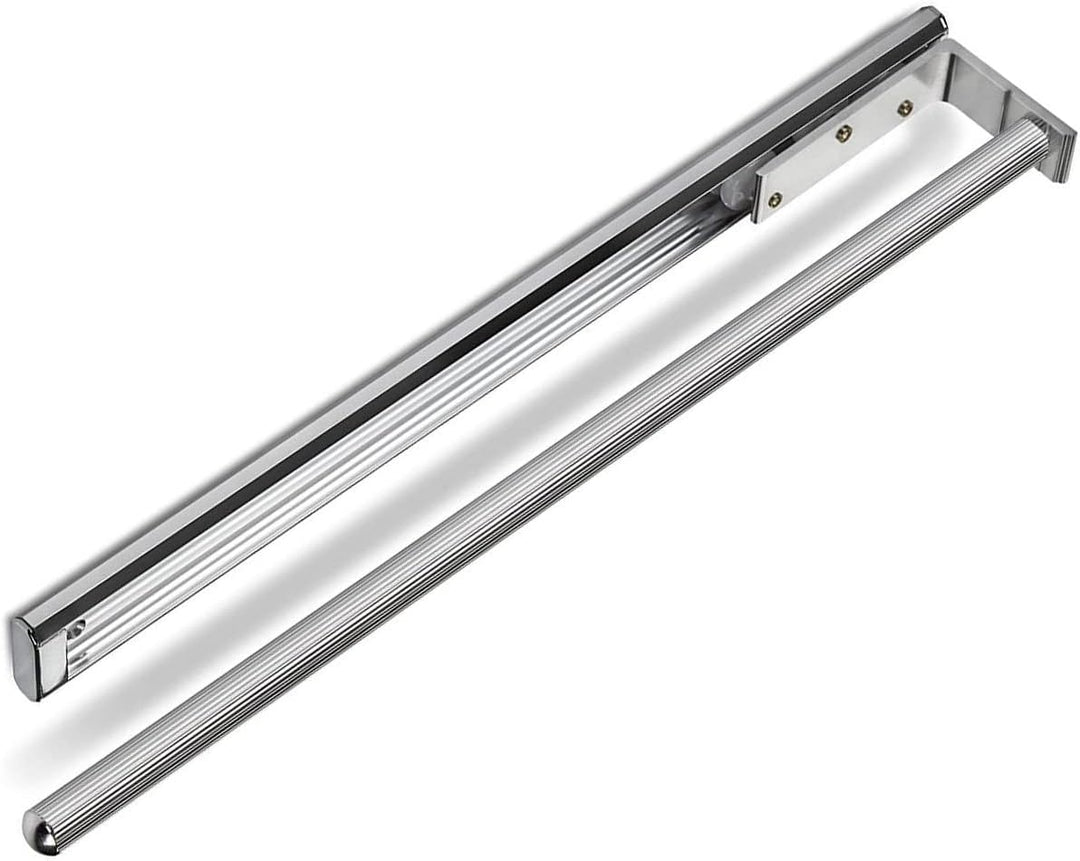 SOTECH Aluminium Handtuchhalter TED 1-armig chrom poliert (450-730 mm, ausziehbar) Teleskop-Geschirr