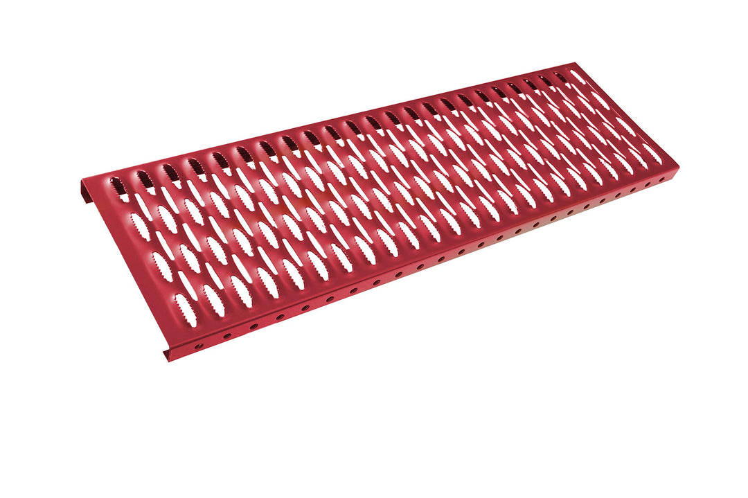 Parotec, Dachtirtt Steigtritt, 400 mm, Kirsche, Kaminpodest, Laufrost, Verschiedene Längen, Laufgitt
