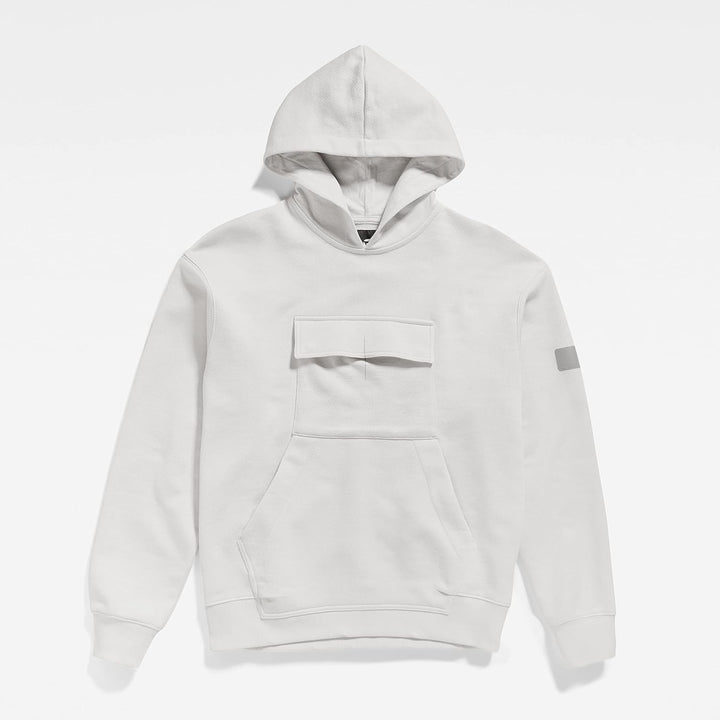 G-Star Herren Double Pocket Loose Hooded Sweatshirt Sweats (1er Pack) M Grau (Cool Grey D22011-c988-