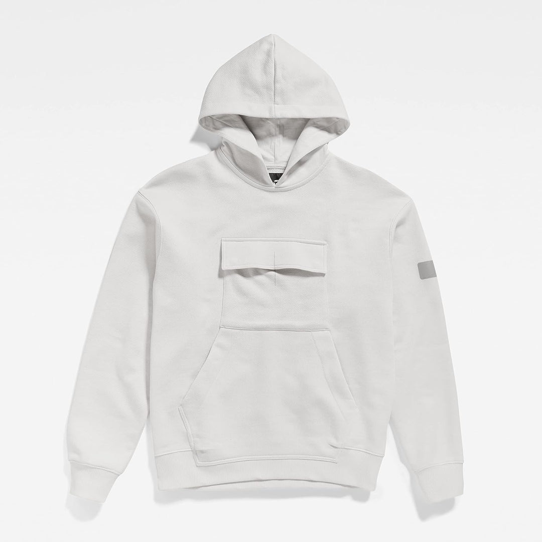 G-Star Herren Double Pocket Loose Hooded Sweatshirt Sweats XXL Grau (Cool Grey D22011-c988-1295), XX