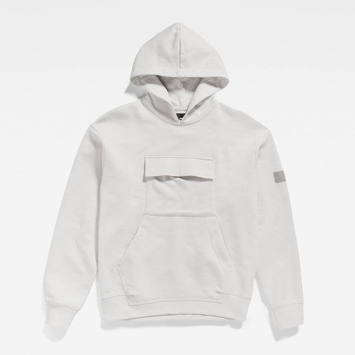 G-Star Herren Double Pocket Loose Hooded Sweatshirt Sweats XXL Grau (Cool Grey D22011-c988-1295), XX