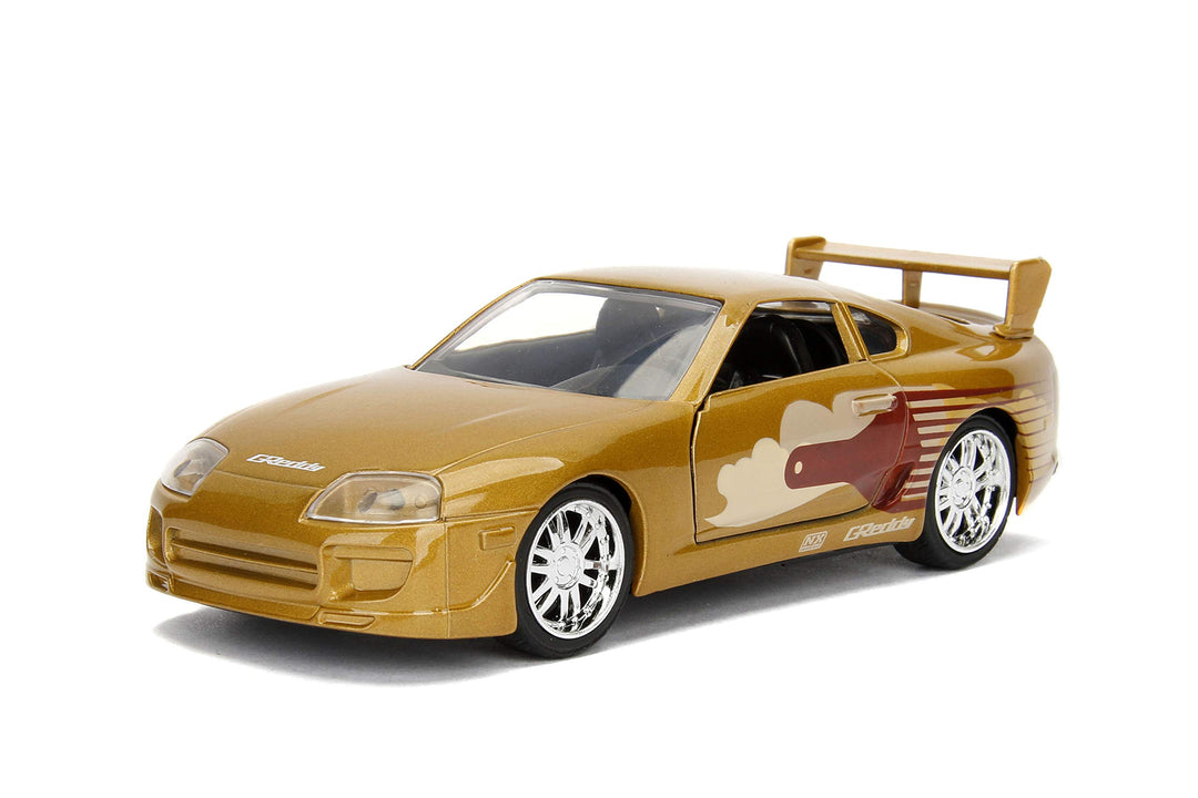 Jada Fast &amp; Furious Modelle Toyota Supra DORATA Von Slap Jack 13cm Massstab 1/32 Collector&