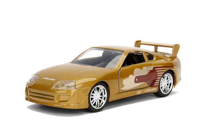 Jada Fast &amp; Furious Modelle Toyota Supra DORATA Von Slap Jack 13cm Massstab 1/32 Collector&