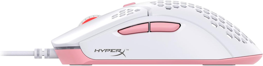 HyperX Pulsefire Haste Gaming-Maus – Ultraleicht, 59g, Wabenschale, Hex-Design, Hyperflex-Kabel, bis