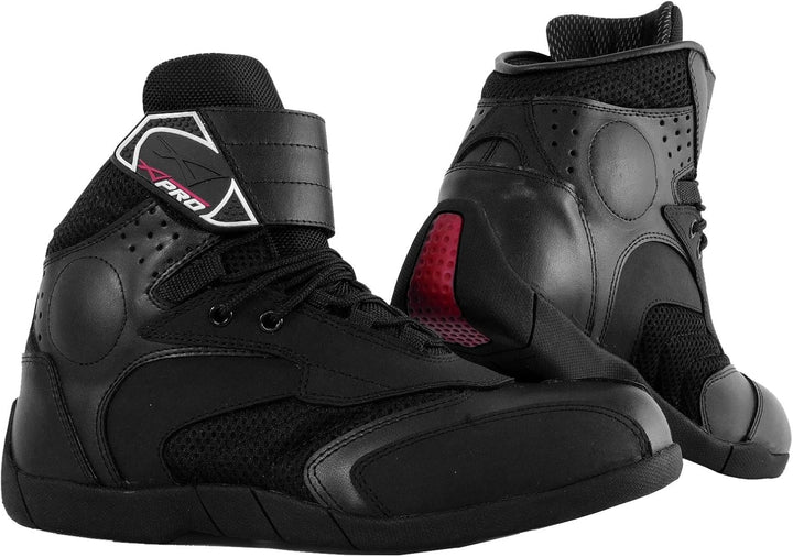 Motorradschuhe Stiefel Wasserdicht Sport Touring Motorradstiefel Schwarz 40 40 EU Schwarz, 40 EU Sch