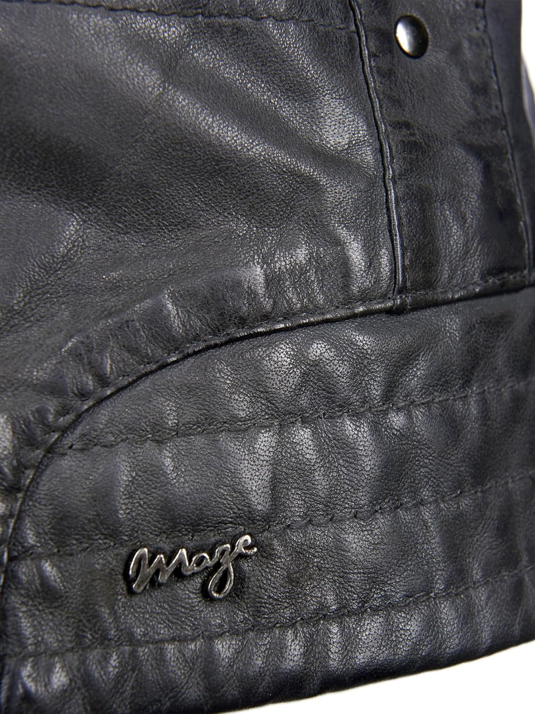 MAZE Damen Lederjacke 31Ryana S dark grey, S dark grey