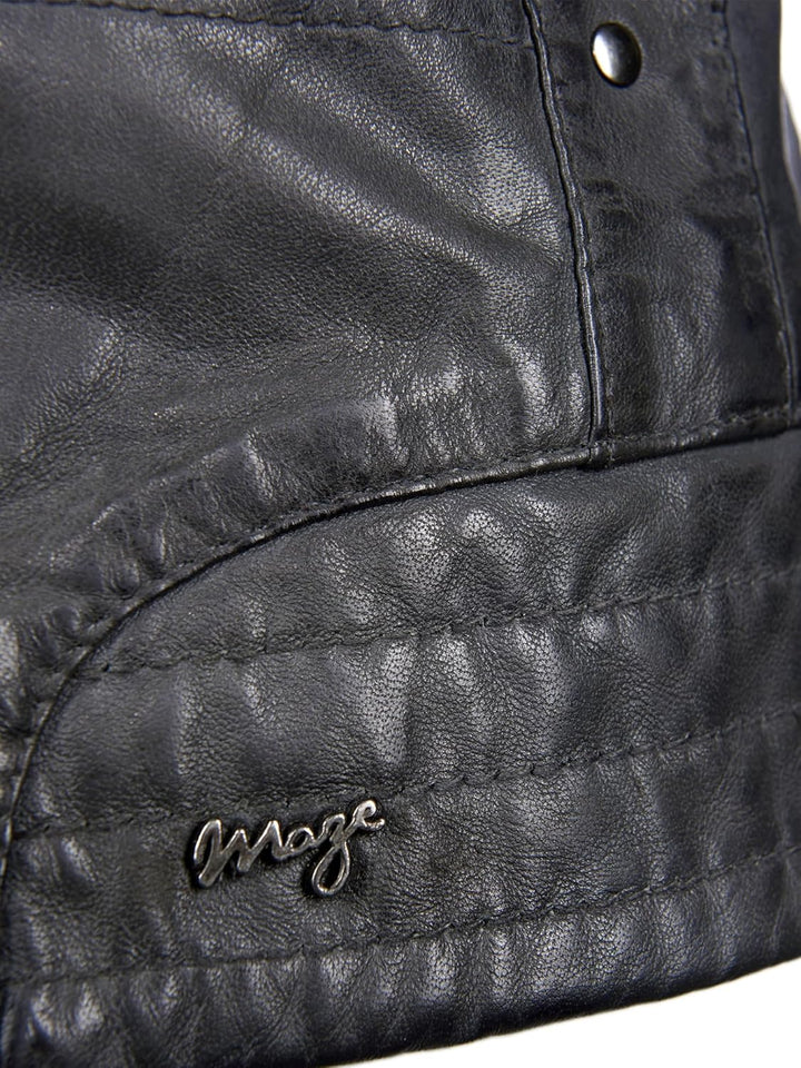 MAZE Damen Lederjacke 31Ryana S dark grey, S dark grey