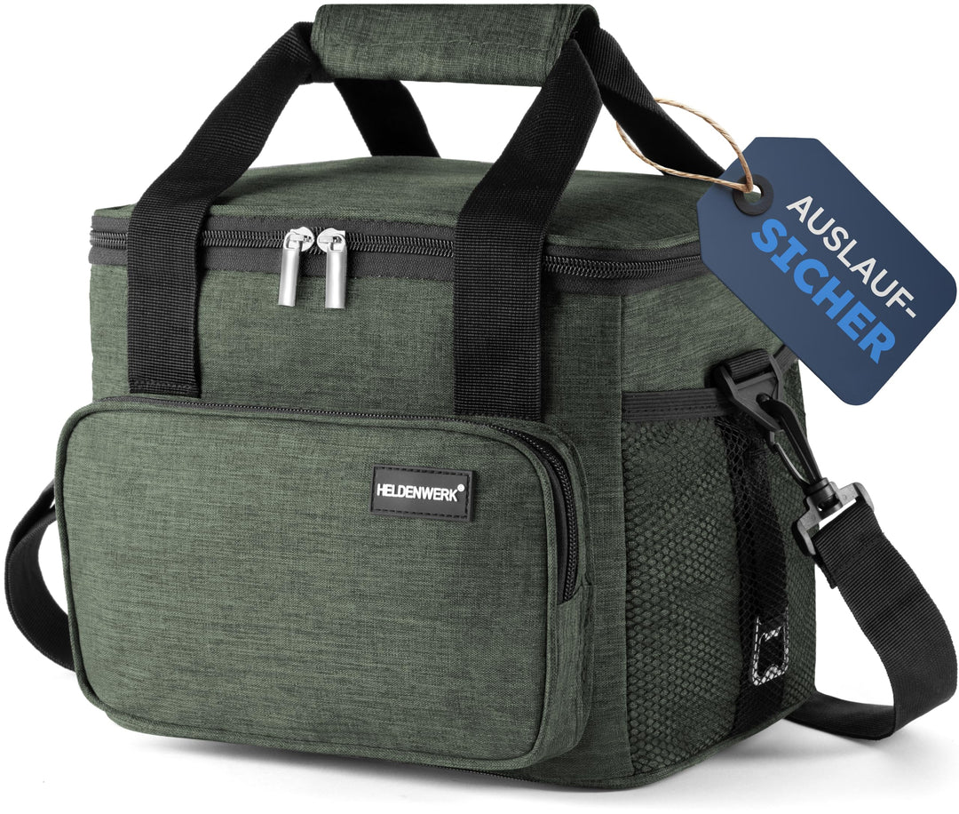 HELDENWERK Kühltasche klein & faltbar 10L, Isolierte Thermo Lunchtasche für Essen & Getränke, wasser