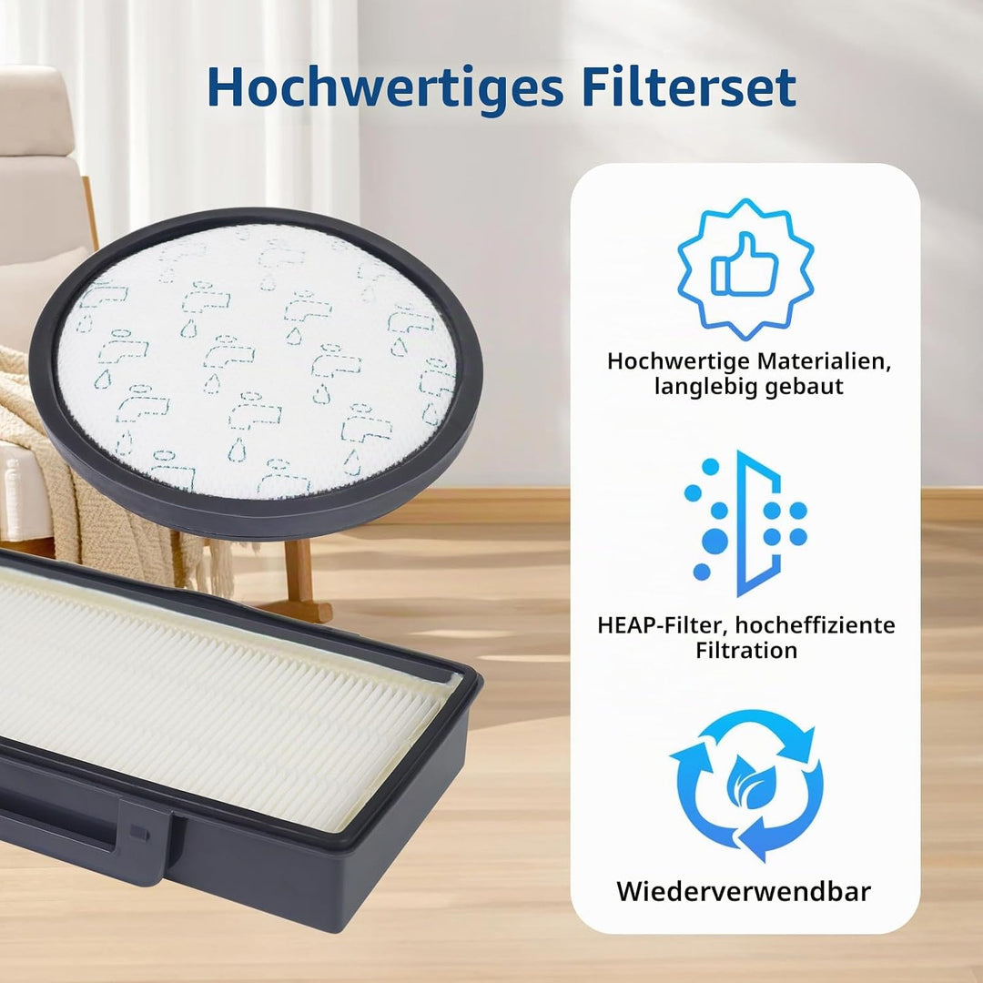 2 Stück Filter für Rowenta X-Trem Power Cyclonic RO69xx und RO72xx Serie,RO6941EA,RO6963EA, RO6921EA