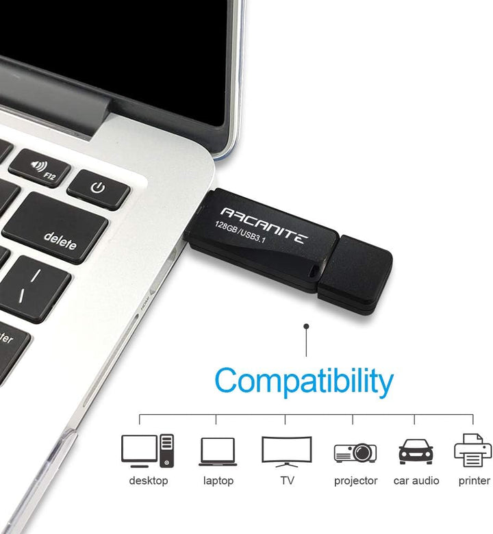 ARCANITE 128 GB USB 3.1 SuperSpeed USB-Stick, Lesegeschwindigkeit von bis zu 400 MB/s, 128 GB USB 3.