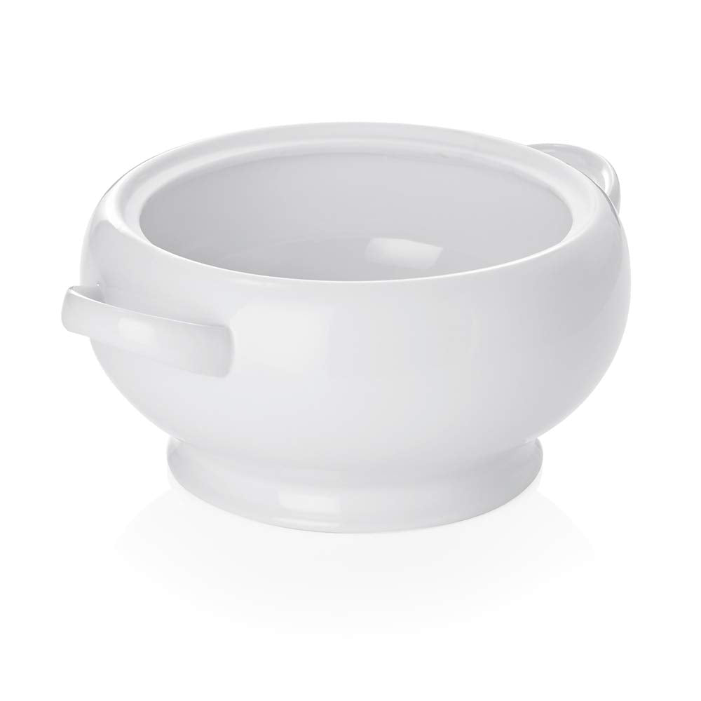 WAS 4979 250 Serie Bavaria Porzellan Terrine ohne Deckel, 11cm Höhe, 21.5cm Durchmesser, 21.5L