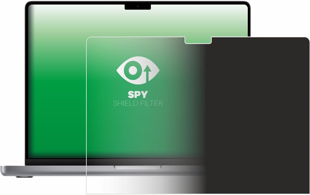 upscreen Blickschutzfilter für Apple MacBook Pro 14" 2021 Privacy Filter Blickschutzfolie Sichtschut