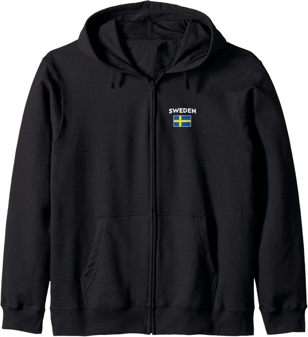 Schweden Flagge Sweden Sverige Yellow Blue Kapuzenjacke